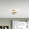 Designers Fountain 12in Emmett 4-Light Old Satin Brass Ceiling Light Semi Flush Mount 92711-OSB - alternate 2